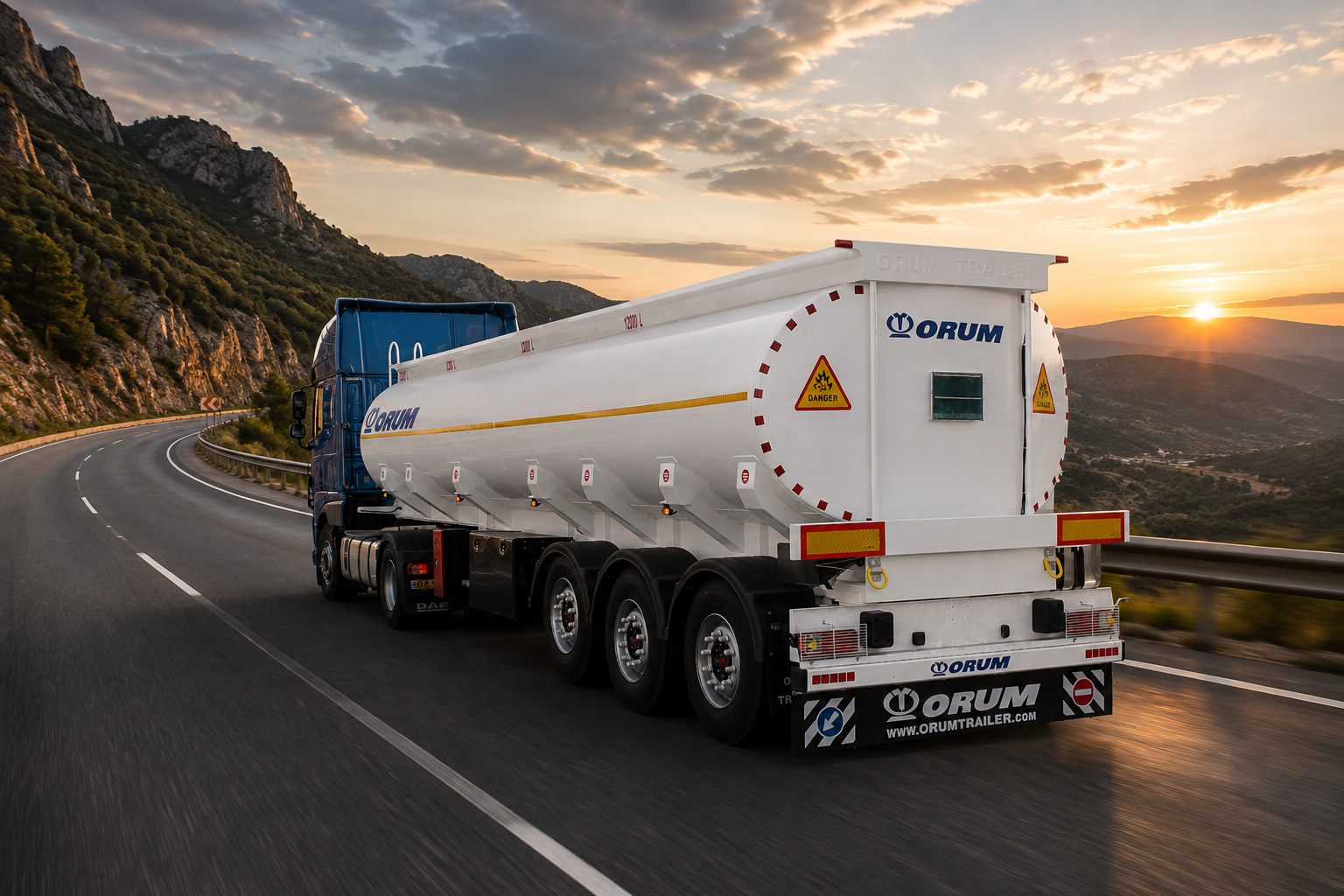 fuel-tanker-trailer3 مخزن فولادی تریلر تانکر حمل سوخت مایع